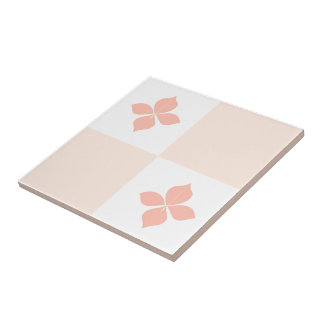 De Cerâmica Blossom elegância salmão azulejo floral padrão 10