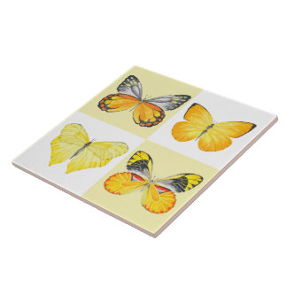 De Cerâmica Borboletas em Azulejo cerâmico ( 2 )