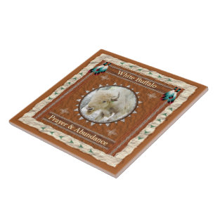 De Cerâmica Búfalo Branco - Oração e Azulejo Cerâmico Abun