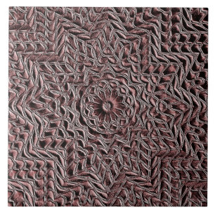 De Cerâmica Burgundy Azulejo Geométrico Cerâmico Floral