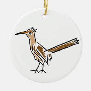 De Cerâmica BZ ornamento Funky do Roadrunner