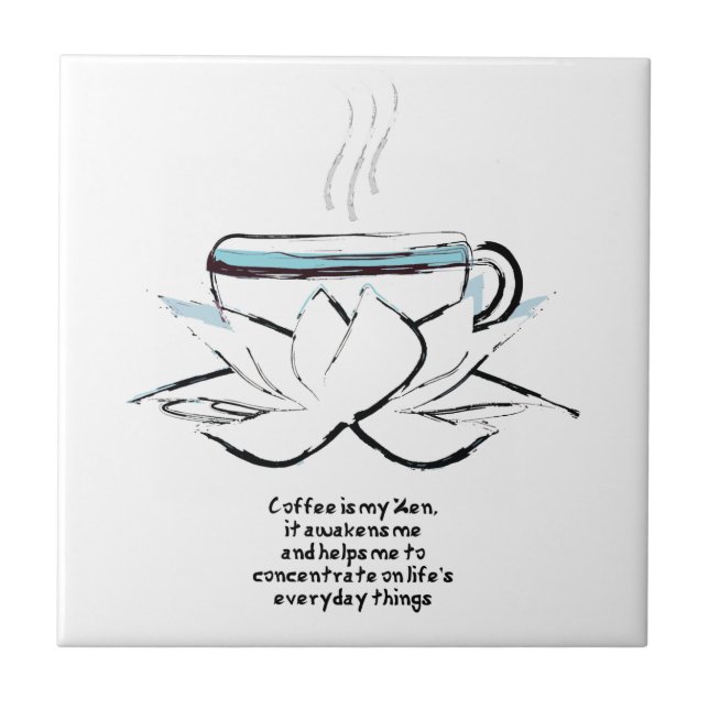 De Cerâmica café é meu azulejo congelado (Frente)