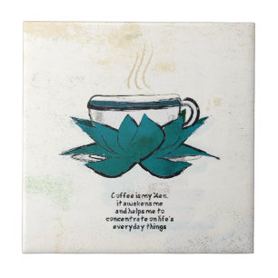 De Cerâmica café é meu azulejo zen