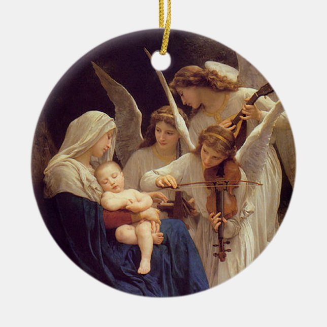 De Cerâmica Canção do ornamento dos anjos (Frente)