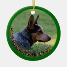CÃO AUSTRALIANO DO GADO - HEELER AZUL - ORNAMENTO