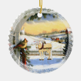 De Cerâmica Caro Papai noel Ornamento