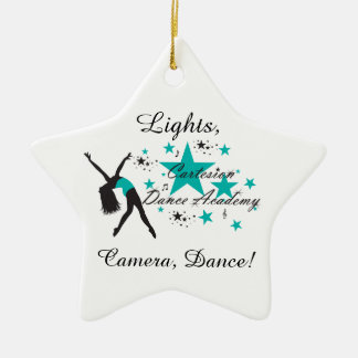 De Cerâmica Cartesion "luzes, câmera, dança!" Ornamento