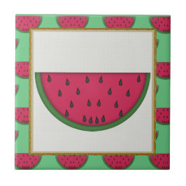 De Cerâmica Cartoon Watermelon azulejo