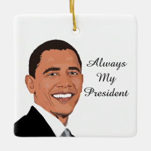 De Cerâmica Caserna Obama, sempre meu presidente Ornamento