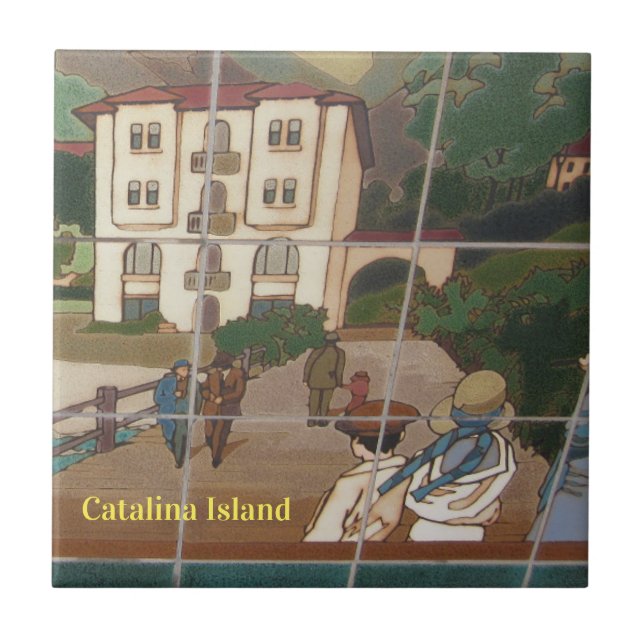 DE CERÂMICA  CATALINA ISLÂNDIA, AZULEJO CERAMIC CATALINA (Frente)