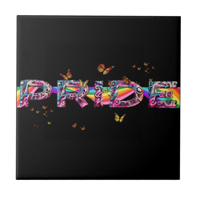 De Cerâmica Celebrar o Azulejo Cerâmico do Orgulho (Frente)