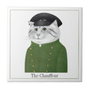 De Cerâmica CHAUFEUR CAT 4,25" Azulejo cerâmico quadrado + tex
