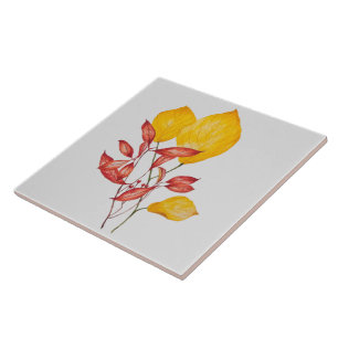 De Cerâmica Chili & Turmeric em um Azulejo cerâmico