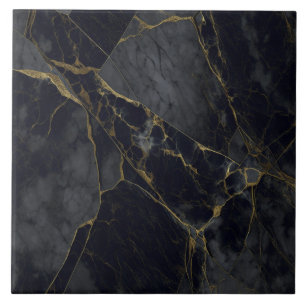 De Cerâmica Cinza Granita e Azulejo cerâmico preto - efeito qu