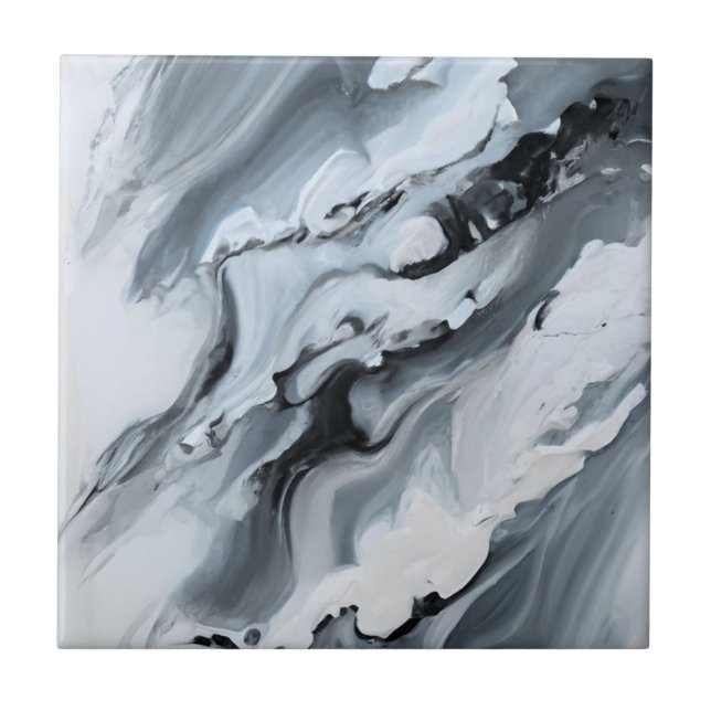 De Cerâmica Cinza Marble Stones Azulejo cerâmico (Frente)