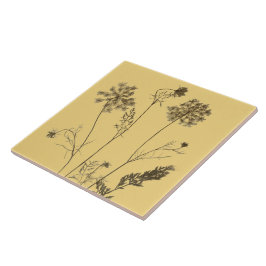 De Cerâmica Colar da Rainha Anne num Azulejo cerâmico (Amarelo