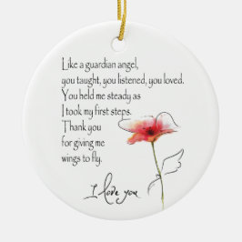 DE CERÂMICA COMO UM ANJO GUARDIANO ORNAMENTO