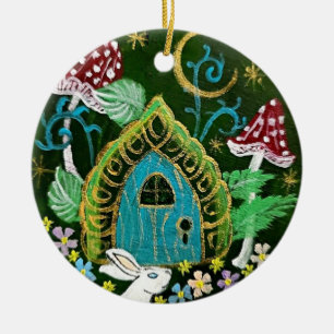 De Cerâmica Convite Cerâmico Ornamento Redondo