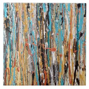 De Cerâmica Coração do Azulejo cerâmico Dourado 6 x 6