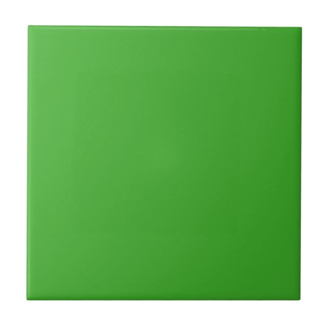 De Cerâmica Cores Spooky - Azulejo Verde Brilhante (Frente)