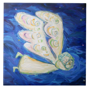 De Cerâmica Cuidados com o Presente do Azulejo Anjo da Alma