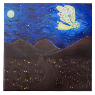 De Cerâmica Cuidados do Presente do Azulejo Anjo da Alma