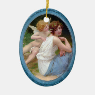 De Cerâmica Cupido e ornamento da psique