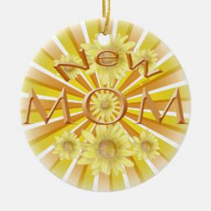 De Cerâmica Daisy New Mãe, ornamento cerâmico