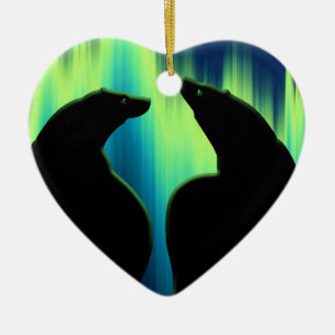 De Cerâmica Decoração personalizada ornamento do amor do urs