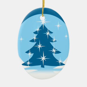 De Cerâmica Decoração personalizada ornamento do inverno das