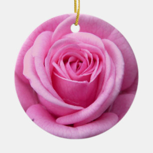 De Cerâmica Decorações cor-de-rosa românticas do ornamento
