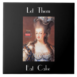 De Cerâmica Deixe-Os Comer Azulejo Marie Antoinette