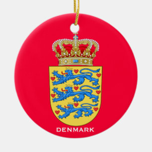 De Cerâmica DENMARK*- ornamento redondo cerâmico
