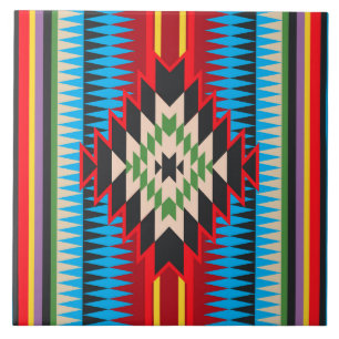 De Cerâmica Design Navajo - 2 Azulejo cerâmico