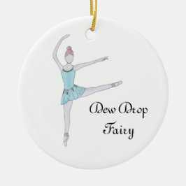 De Cerâmica Dew Drop Fairy Keepsasasakr ornamento Nutcracker