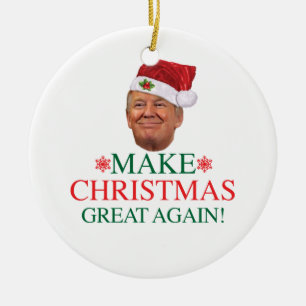 De Cerâmica Donald Trump - faça o ornamento do excelente do