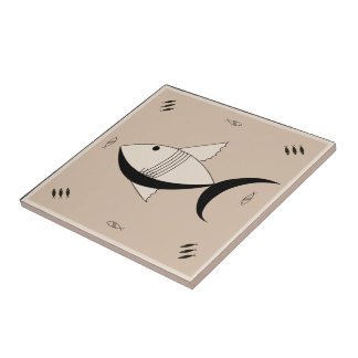 De Cerâmica Dos PEIXES FABULOSOS dos anos 50 do azulejo