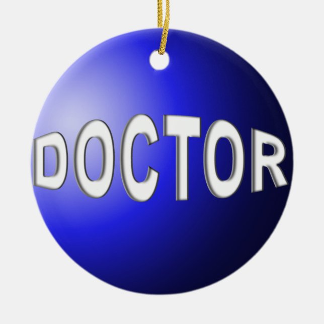DE CERÂMICA DOUTOR ORNAMENTO NATAL (Frente)