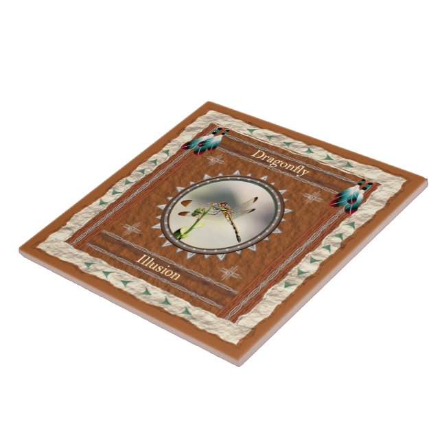 De Cerâmica Dragonfly - Illusão - Azulejo cerâmico (Lateral)