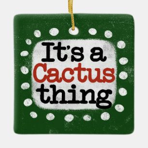 De Cerâmica É um Ornamento Coisa do Cactus