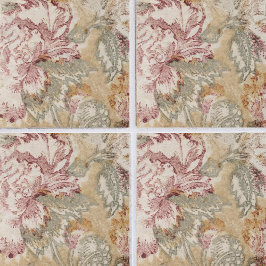 De Cerâmica Elegância Liberada: Azulejo Vintage Floral Cerâmic