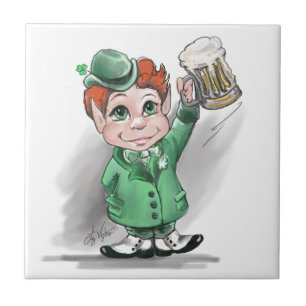 De Cerâmica Elogios irlandeses! Azulejo