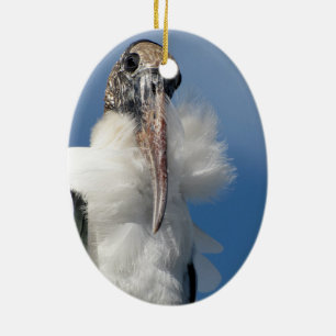 De Cerâmica Elvis - Wood Stork - Ornamento