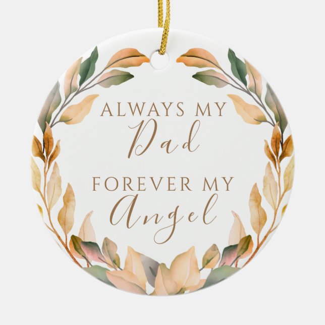 De Cerâmica Em Memória Do Ornamento Cerâmico Da Imagem Do Pai (Frente)