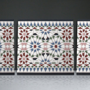 De Cerâmica Ênfase inicial do Azulejo geométrico Floral marroq
