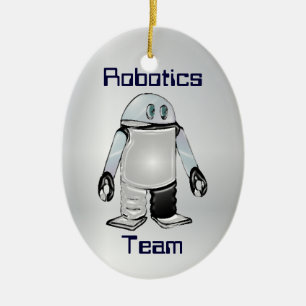 De Cerâmica Equipe da robótica ou ornamento personalizado