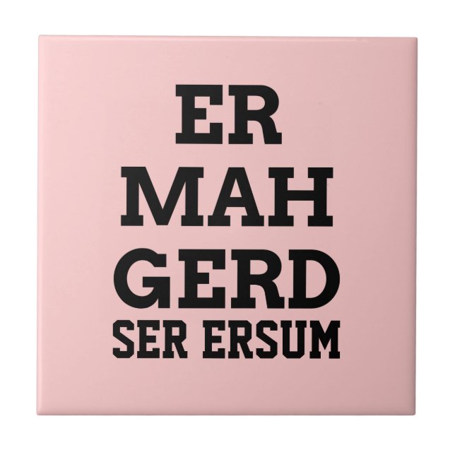 De Cerâmica Ermahgerd Azulejo (Frente)