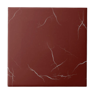 De Cerâmica Escuro - azulejo vermelho do mármore da simulação
