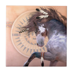 De Cerâmica Espírito nativo mim azulejo da arte