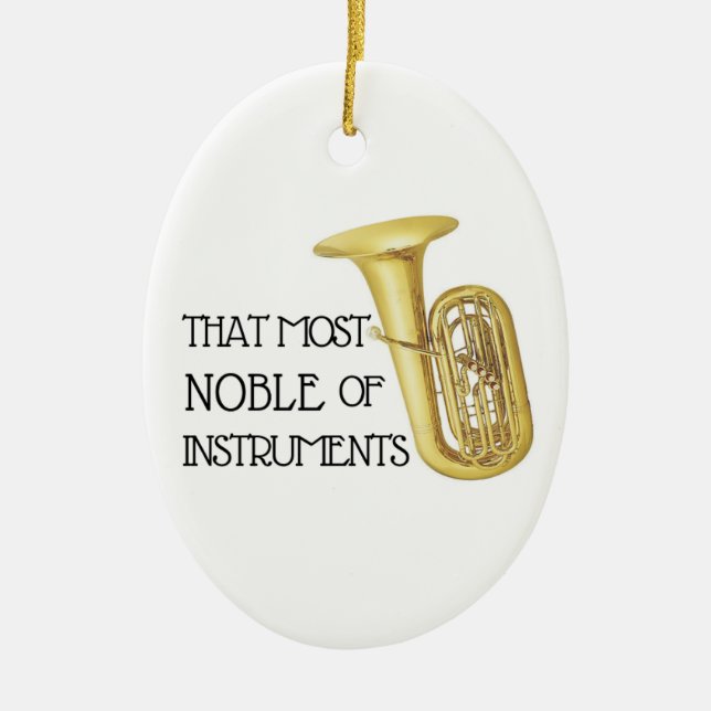 De Cerâmica Esse o mais nobre dos instrumentos - ornamento da (Frente)